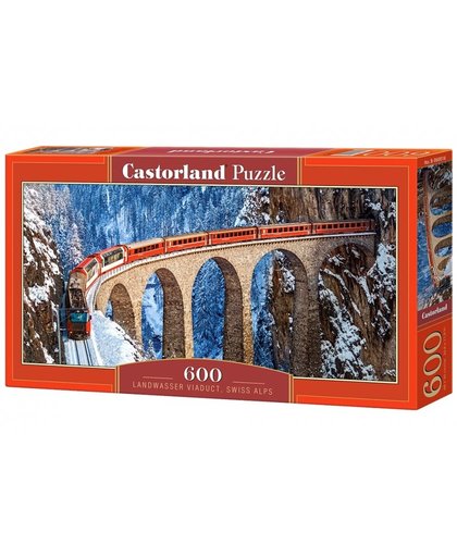 Castorland legpuzzel Landwasser Viaduct 600 stukjes