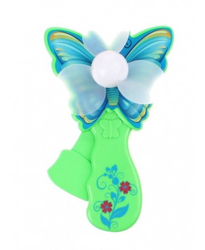 Toi Toys handventilator vlinder 14 cm groen