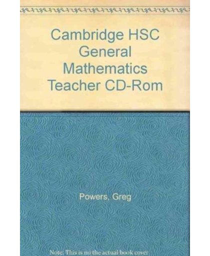 Cambridge HSC General Mathematics Teacher CD-Rom
