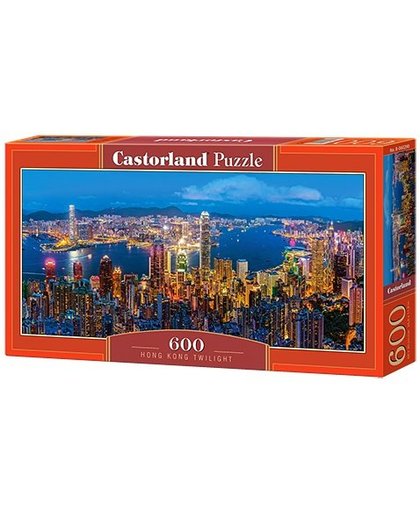 Castorland legpuzzel Hong Kong twilight 600 stukjes