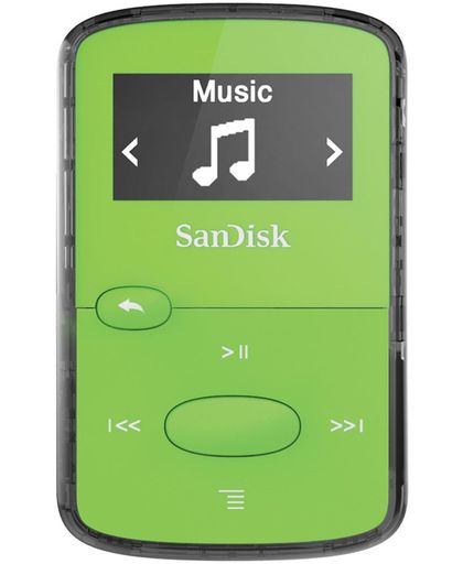 Sandisk Mp3 Clip Jam - mp3-speler 8Gb - Groen
