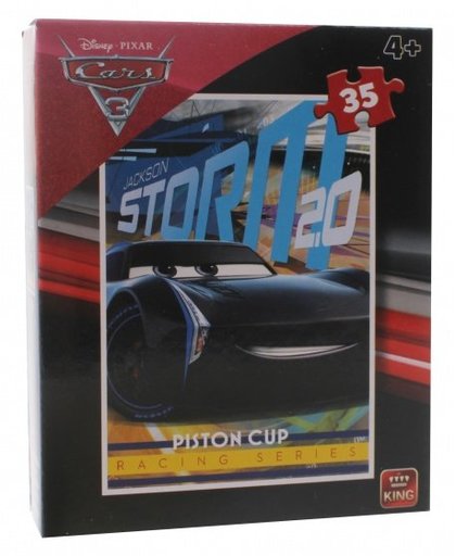 King legpuzzel Disney Cars 3 Jackson Storm 2.0 35 stukjes