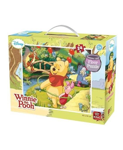 King vloerpuzzel Disney Winnie the Pooh 24 stukjes