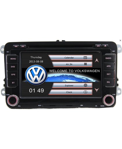 RNS 510 voor Volkswagen/Seat/Skoda Nederlands gesproken Europa-navigatie systeem met Bluetooth gratis achteruitrijcamera & microfoon