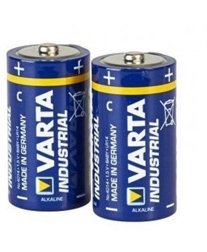 2 stuks Varta Industrial LR14 C alkaline batterij 7800mAh