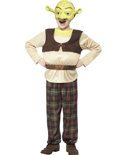 "Groene Shrek™ kostuum voor jongens  - Kinderkostuums - 152/158"