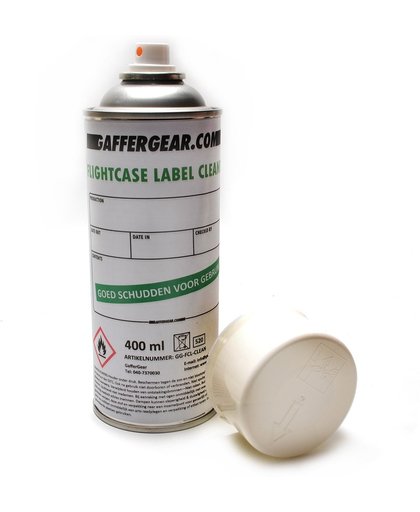 GafferGear Flightcase label cleaner