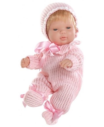 Berjuan Baby Smile Pop met Pyjama 30 cm Roze