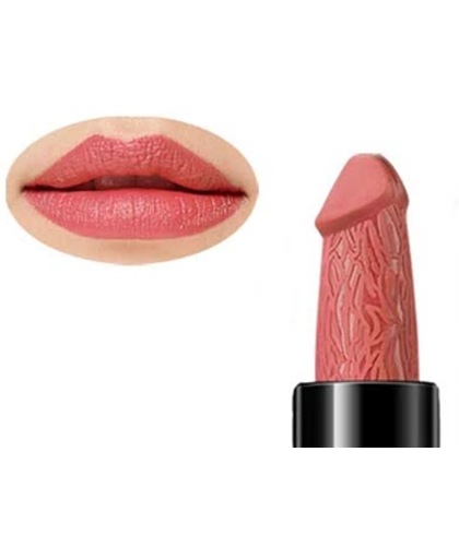 Piemel lipstick #4 - erotisch product - grappig om te geven - vrijgezellenfeest - lichtroze