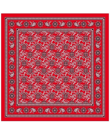 boeren zakdoek rood 63 x 63 cm