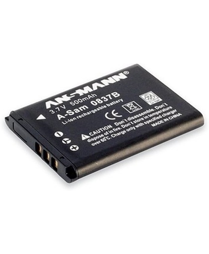 Ansmann A-Sam SLB 0837B 3,7V 500mAh Li-Ion accu batterij voor Samsung Digimax NV10