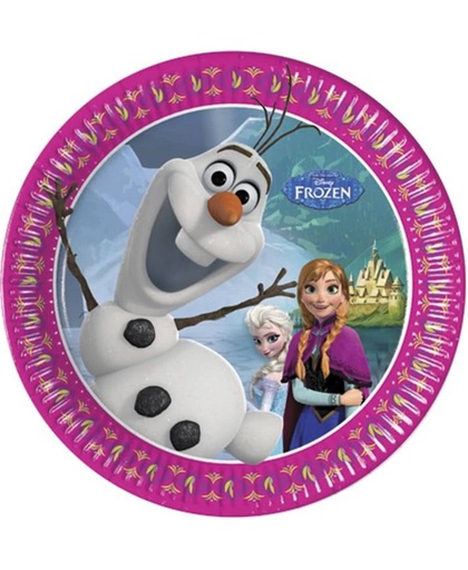 Frozen Disney Olaf gebaksbordjes (winter)