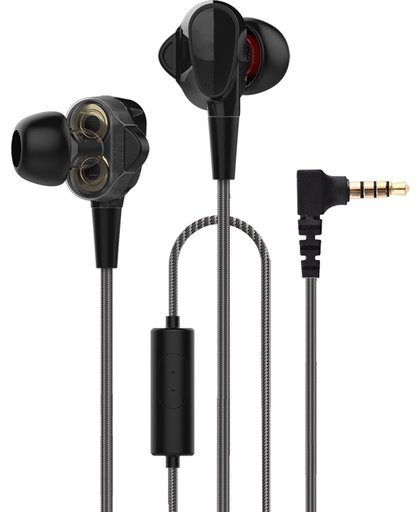 iCall SX310 - In-ear oordopjes / oortjes / koptelefoon - Zwart (inclusief retail verpakking) - voor Android en Apple