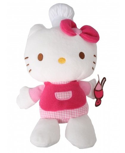 Jemini Hello Kitty Knuffel Fait La Cuisine meisjes roze 15 cm