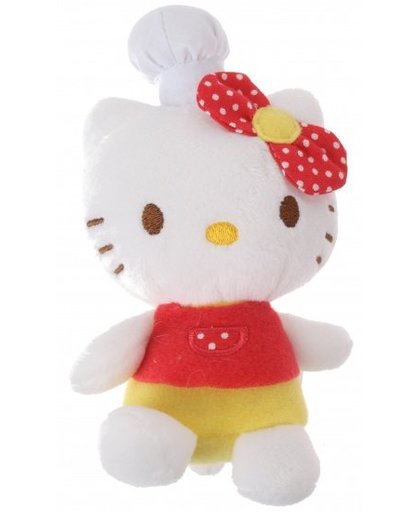 Jemini Hello Kitty Knuffel Fait La Cuisine meisjes rood 11 cm