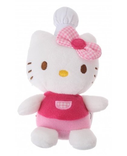 Jemini Hello Kitty Knuffel Fait La Cuisine meisjes roze 11 cm