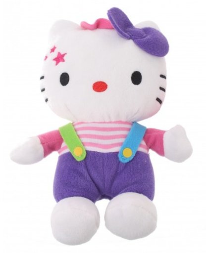 Jemini Hello Kitty Knuffel Clown meisjes paars 17 cm