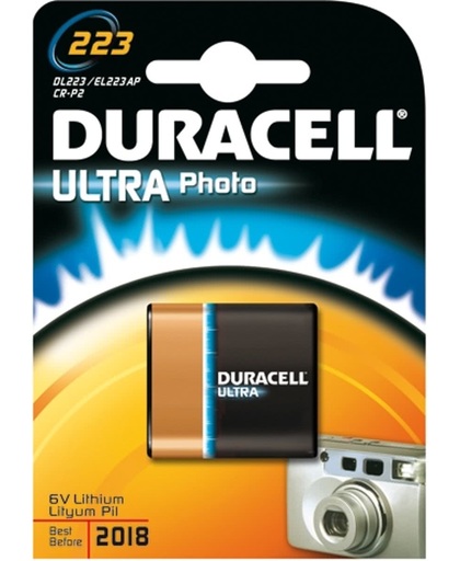 Duracell Ultra Photo 223 Nikkel-oxyhydroxide (NiOx) 6V niet-oplaadbare batterij