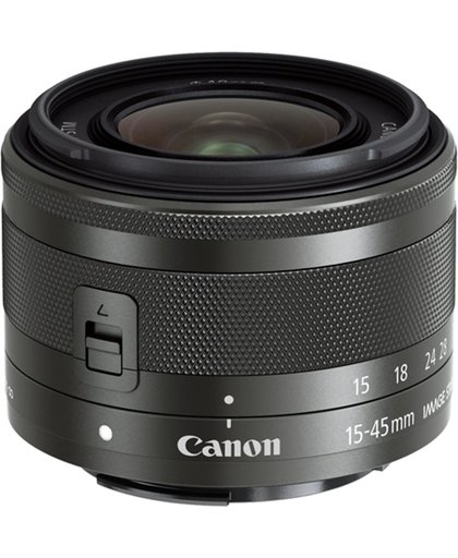 Canon EF-M 15-45mm f/3.5-6.3 IS STM MILC Groothoekzoomlens Grafiet