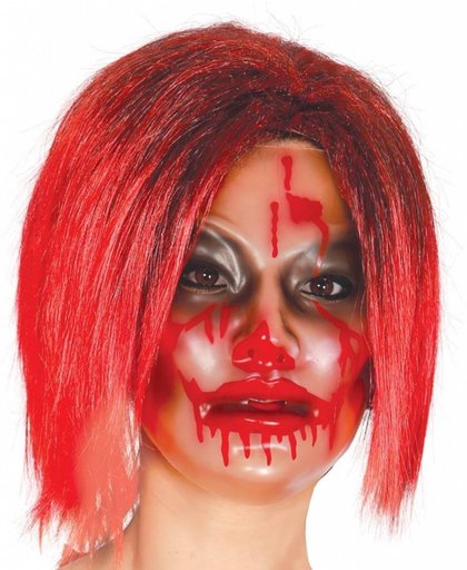 Halloween Masker Transparant Vrouw voorkant