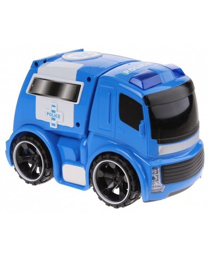 Eddy Toys Speelgoed wagen politie blauw 19,5 x 14 x 10 cm