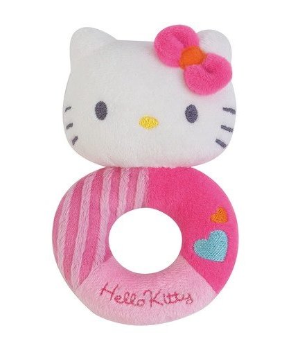 Hello Kitty Rammelaar Musical meisjes roze 13 cm