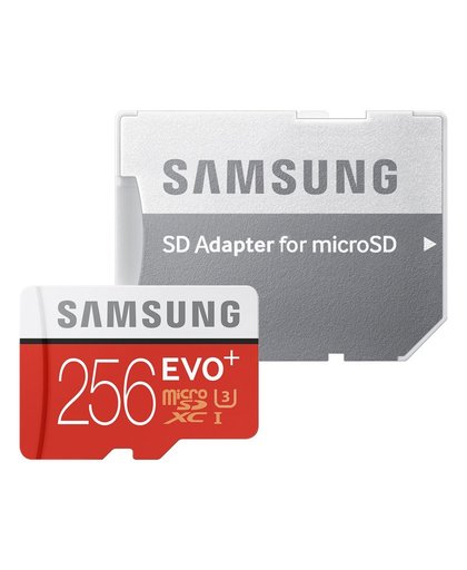 Samsung EVO Plus MB-MC256D 256GB MicroSDXC UHS-I Klasse 10 flashgeheugen