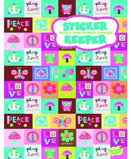 Peaceable Kingdom Stickerboek Peace Love 16 Bladzijden