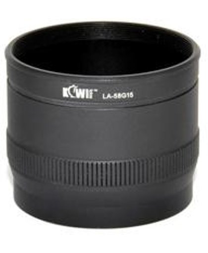 Kiwi Lens Adapter en Zonnekap voor Leica X1/X2 Zilver