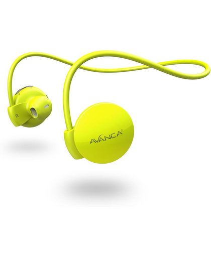 Avanca S1 Sport Headset - Neon-geel mobiele hoofdtelefoon