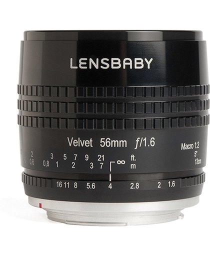 Lensbaby Velvet 56 - geschikt voor alle Nikon spiegelreflexcamera's