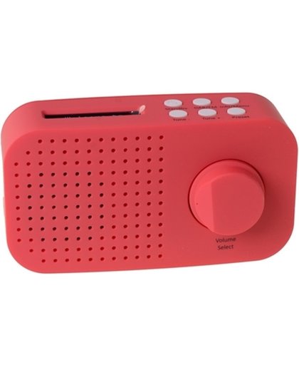 Tiny Audio Ami Draagbaar Digitaal Rood radio