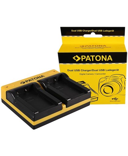 PATONA Dual Charger for Konica Minolta Minolta NP-200 Dimage X Xg Xi Xt Xt Biz