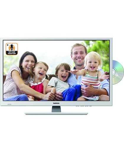 Lenco DVL-2862 - 28" HD LED TV / Dvd-speler - Wit