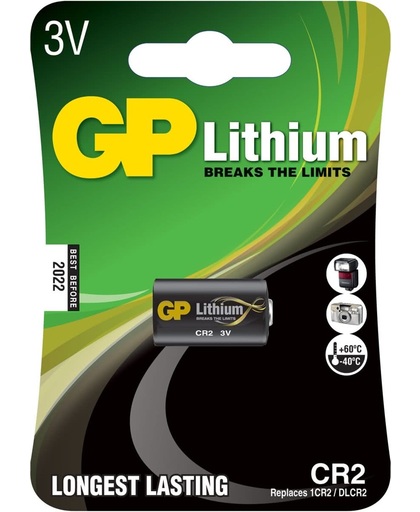 GP Batteries Lithium CR-2 Lithium-Ion (Li-Ion) 3V niet-oplaadbare batterij