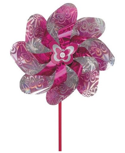 Yello windmolen bloem roze 20 cm