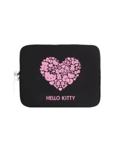 Sanrio Universele Hello Kitty hoes voor 11 inch laptop zwart