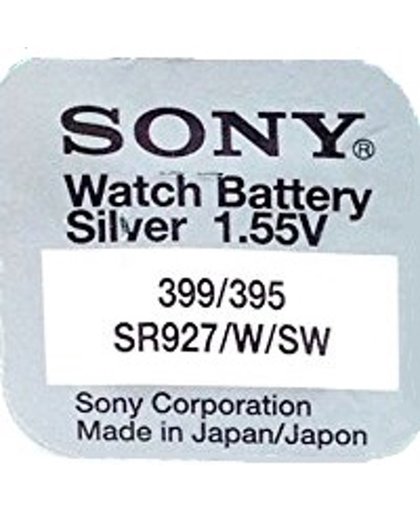 Sony 395, SR927SW, 399, SR57, V395 knoopcel horlogebatterij