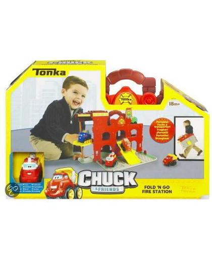 Chuck & Friends - Chuck  Inklapbare Speelset Brandweer