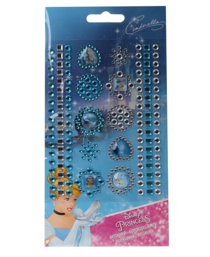 Slammer Princess stickers 119 stuks meisjes blauw
