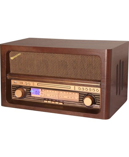 Roadstar HRA-1540UE/BT Analoog 4W Hout CD radio