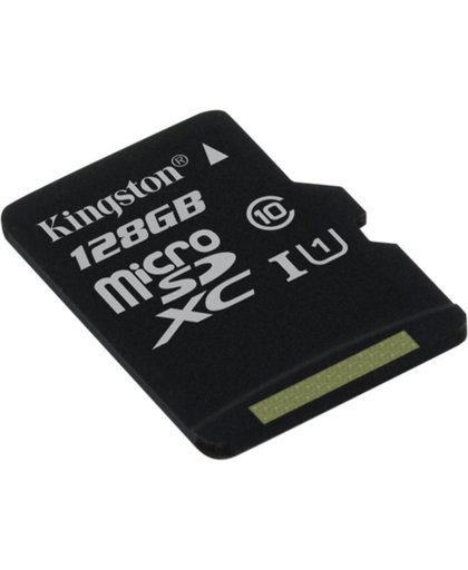 Kingston Technology microSDXC Class 10 UHS-I Card 128GB 128GB MicroSDXC UHS-I Klasse 10 flashgeheugen