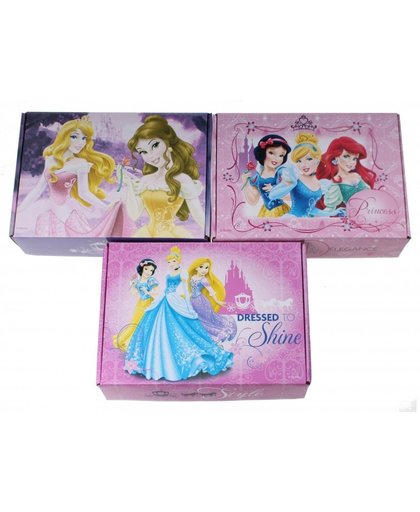 Disney Kartonnen Princess opbergdozen 23 x 16 cm 3 stuks