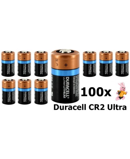 100 stuks Duracell CR2 Ultra Lithium batterij