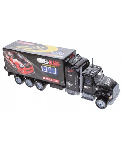 Gearbox vrachtwagen transporter 36 cm zwart