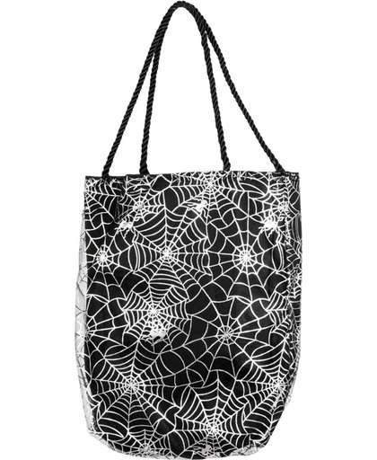 16 stuks: Handtas Spinnenweb - Zwart-Wit