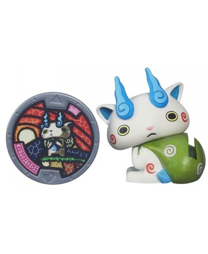 Hasbro Yo Kai Medal Moments Komasan wit/groen/blauw