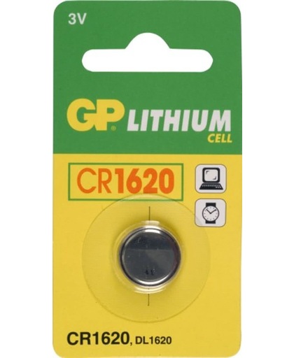 Doosje GP CR1620 Lithium knoopcellen 10x 1 stuk