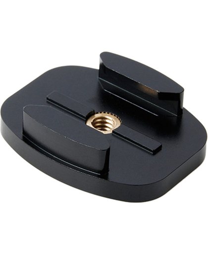 TMC Aluminium Vlakke ondergrond Houder / Adapter voor Statief voor GoPro Hero 4 / 3+ / 3 / 2 / 1 (zwart)