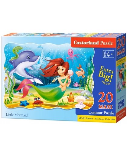 Castorland legpuzzel Little Mermaid Maxi 20 stukjes